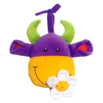 Van der Doelen tolo vache musicale en tissu, 17 cm de long