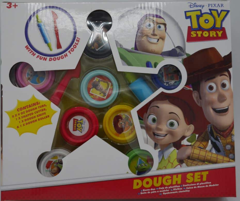 Jonotoys ensemble d'argile Toy Story avec 8 pots d'argile et couteau avec rouleau