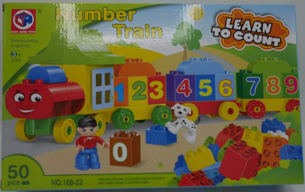Jonotoys construit un train de chiffres à partir de blocs de construction robustes