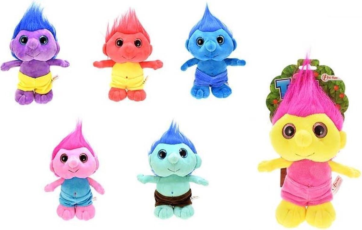 Toi-toys trolls figurines en peluche cul, 20 cm de haut