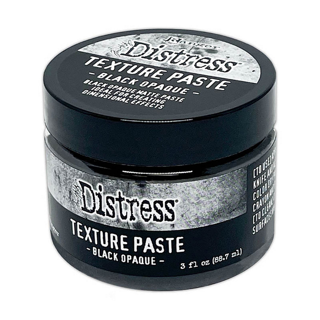 Ranger ink ranger • pâte de texture de détresse Tim Holtz noir opaque