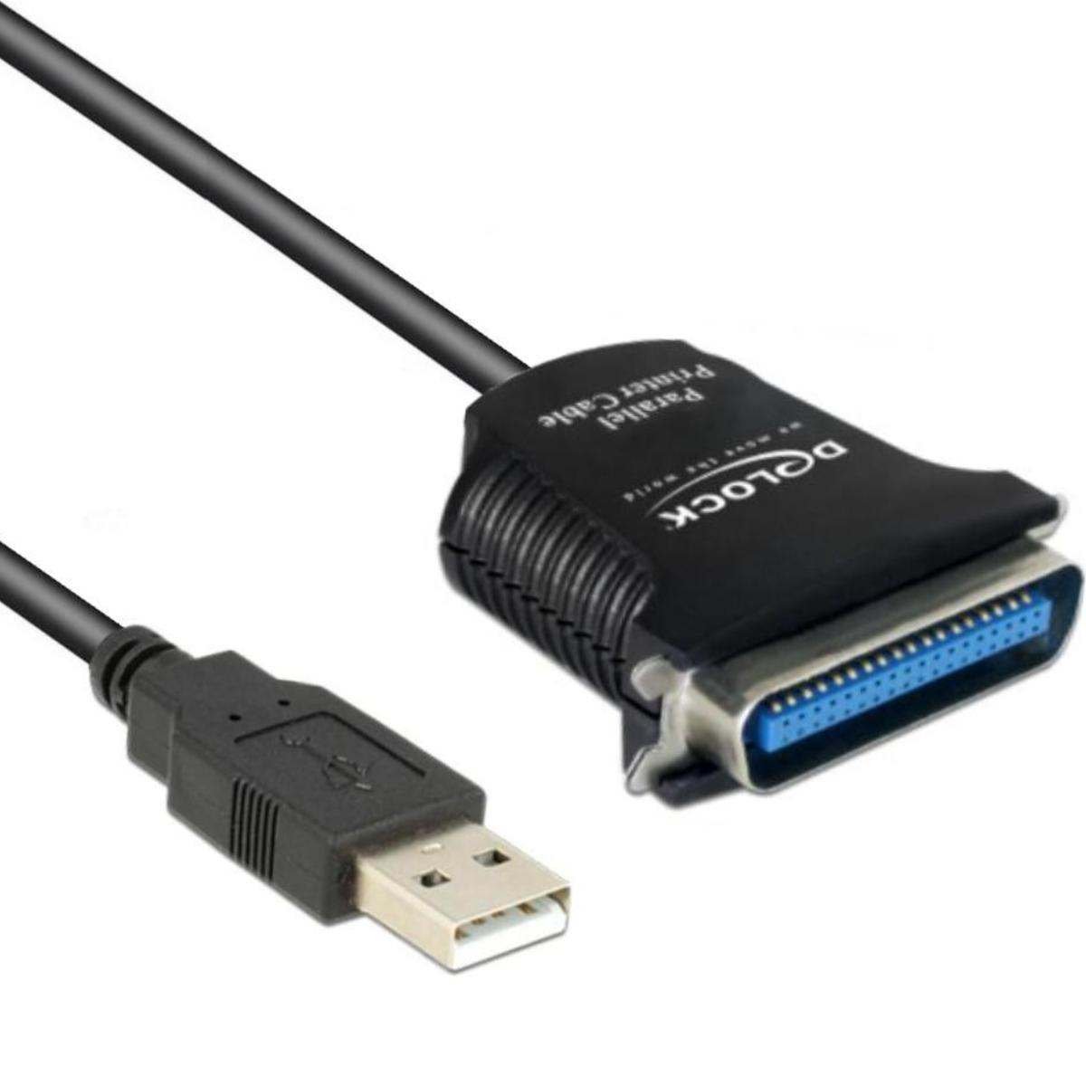 Câble d'imprimante USB A vers 36p D-Sub
