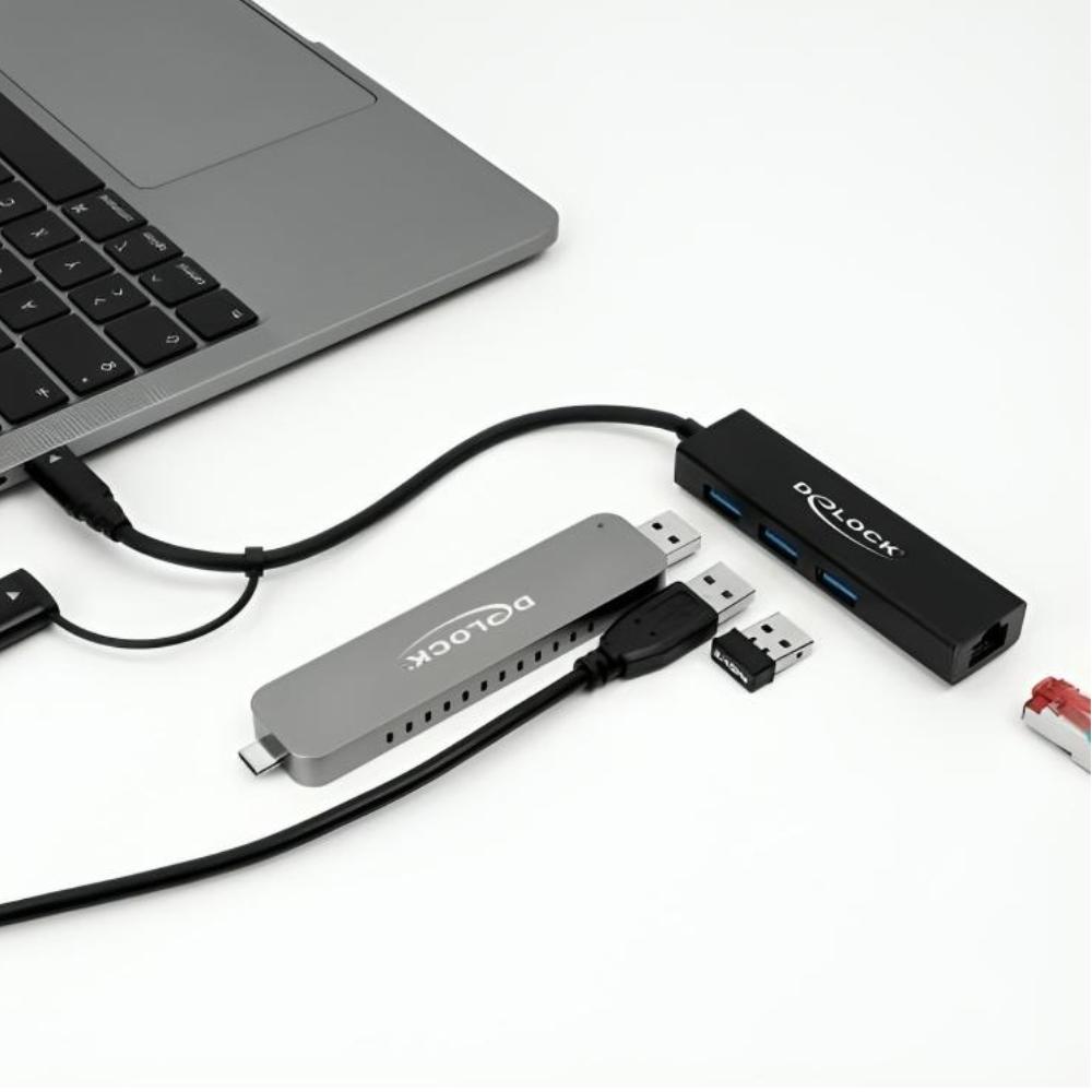 Hub Abi USB C vers A - 4 ports