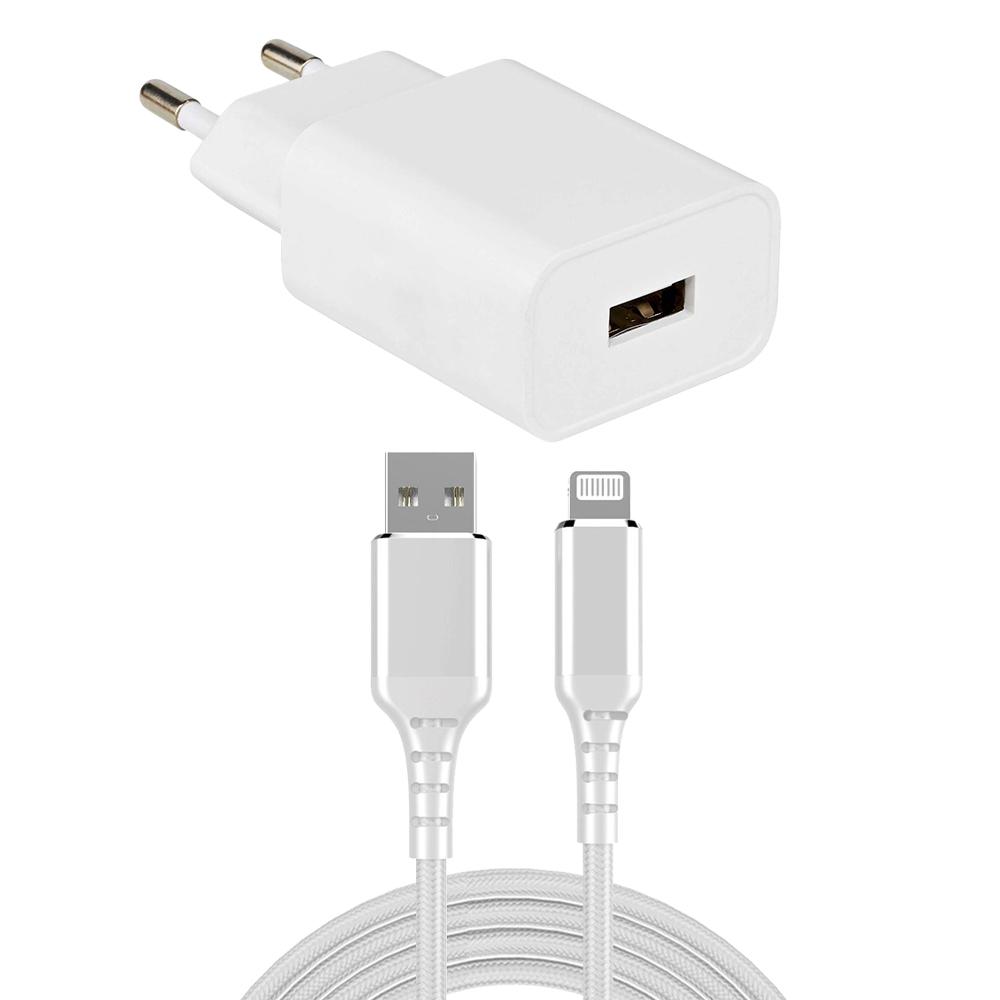 Chargeur USB-A + câble Lightning