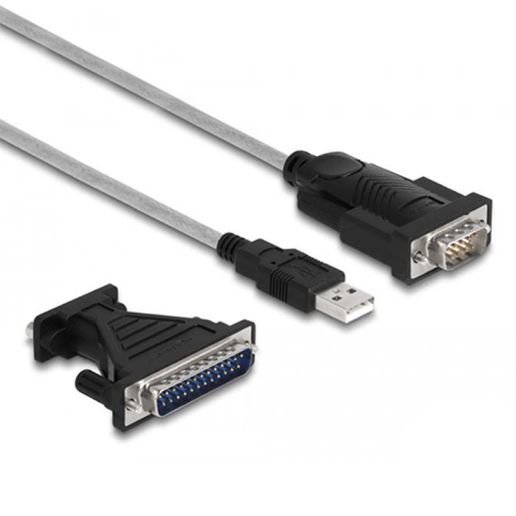 Delock Adaptateur USB 2.0 vers RS-232 D-Sub 9, 1,8 m.