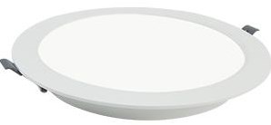 Varnalux panneau led downlight 12w blanc 6000k basic ø175mm - 9000090
