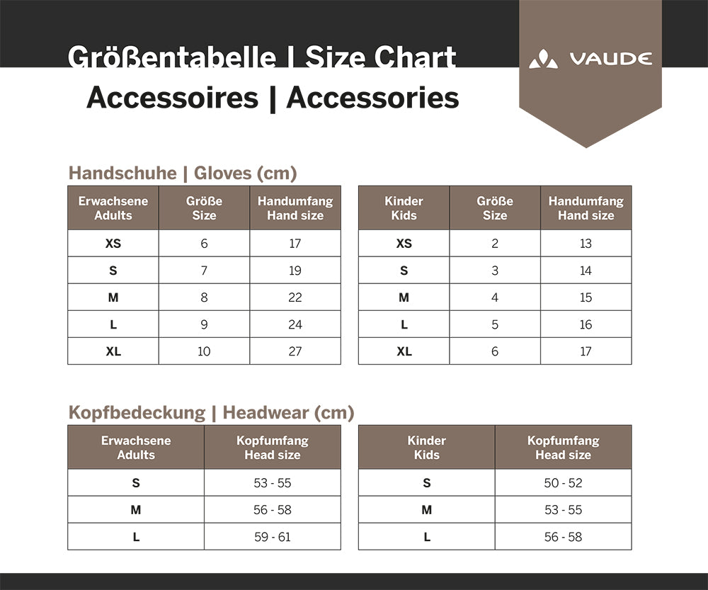 Vaude manchettes ii - manchettes