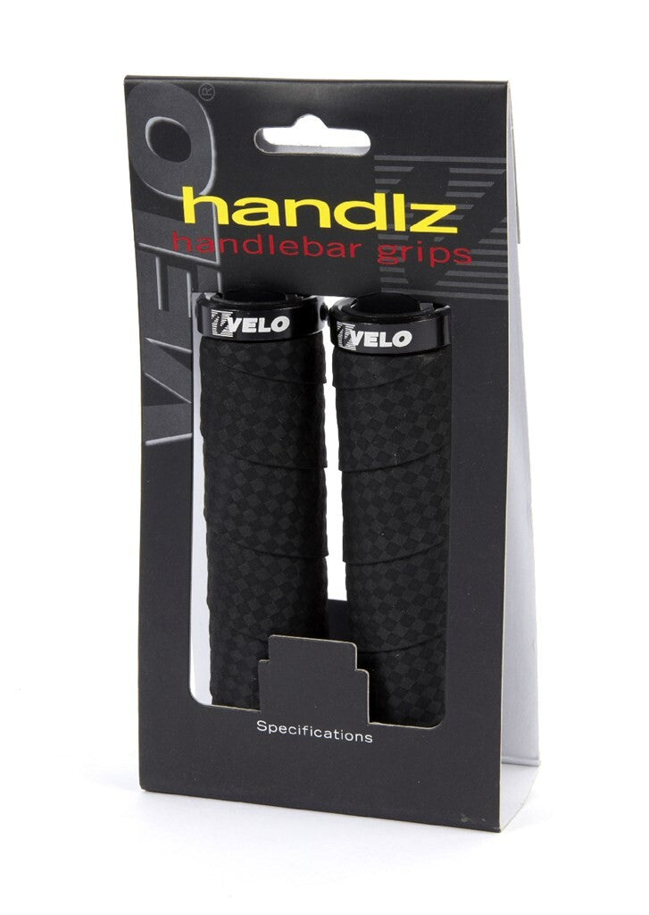 Poignée Velo visegrip alu kraton gel 129mm, noir