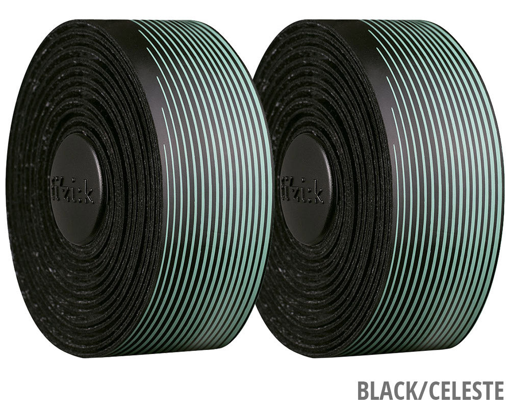 Fizik vento microtex tacky bicolor bar tape | black white
