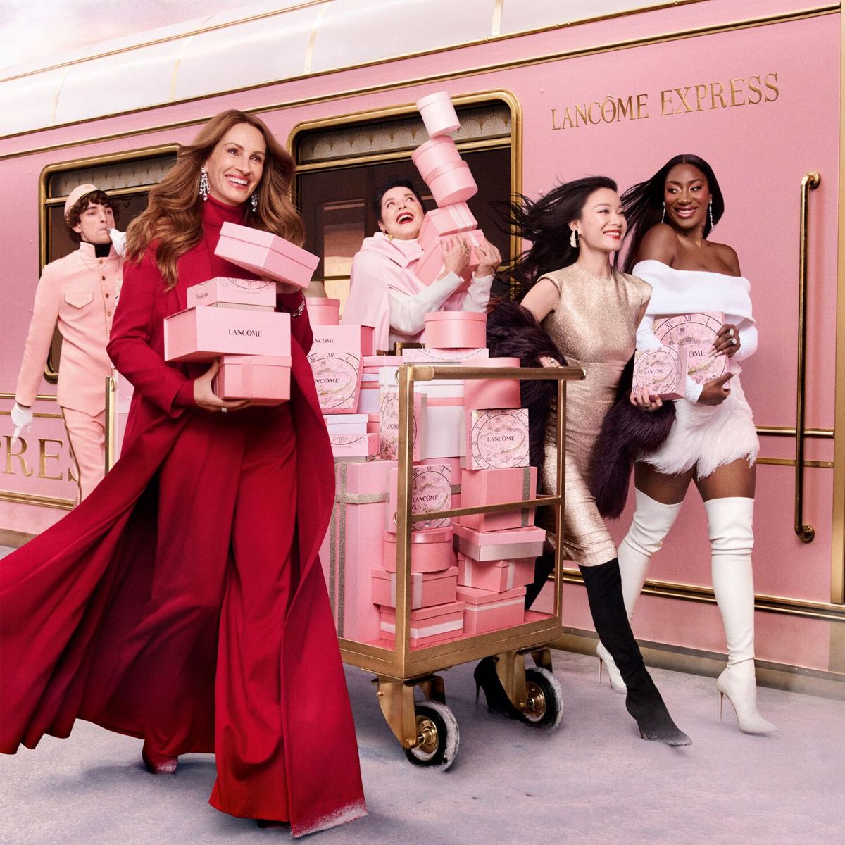 Lancôme la vie est belle coffret eau de parfum 50 ml + lait corps 50 ml + douche 50 ml