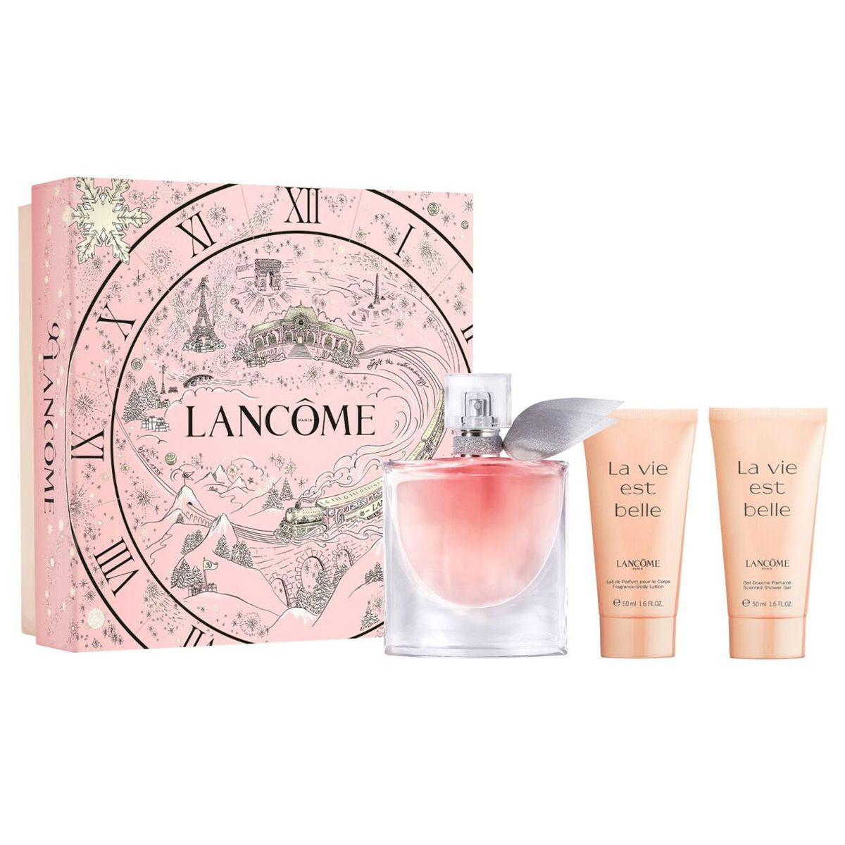 Lancôme la vie est belle coffret eau de parfum 50 ml + lait corps 50 ml + douche 50 ml