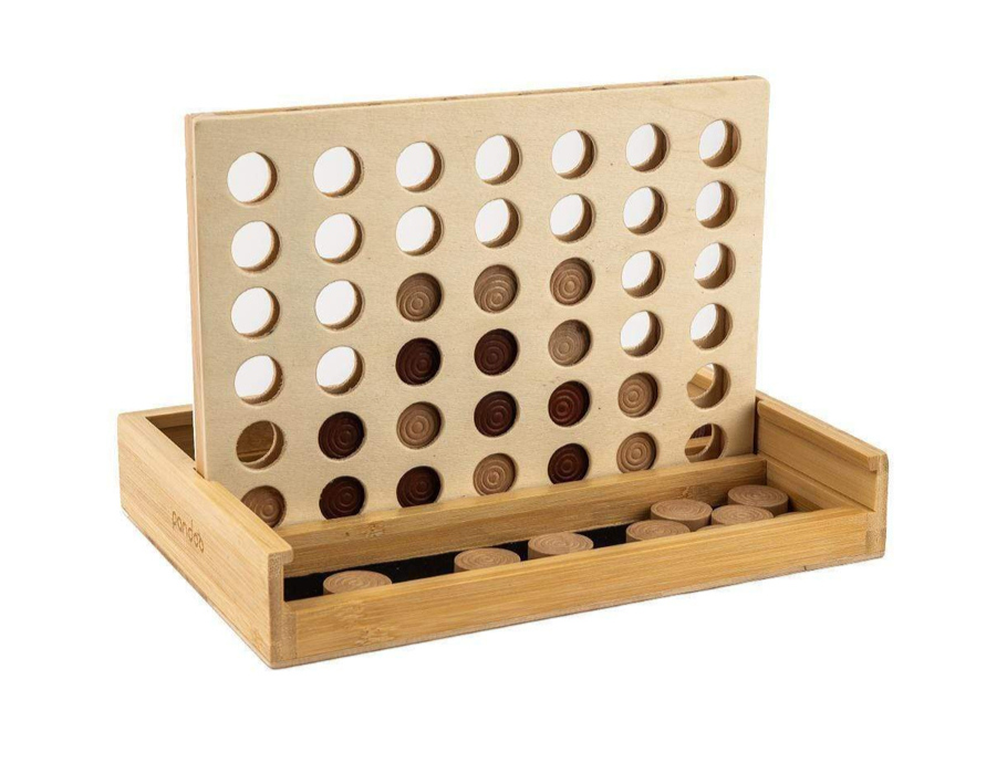 Pandoo quatre victoires ! - jeu de pose - bambou