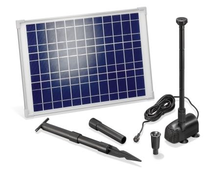 Pompe Esotec Vijver - Splash d'eau 20W 1350L - Énergie solaire