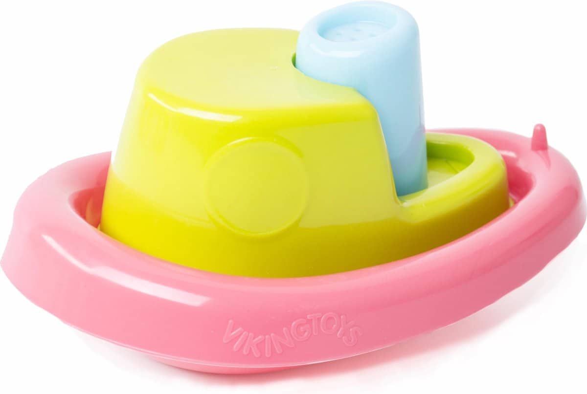 Bateau à vapeur viking Mertex aux couleurs pastel