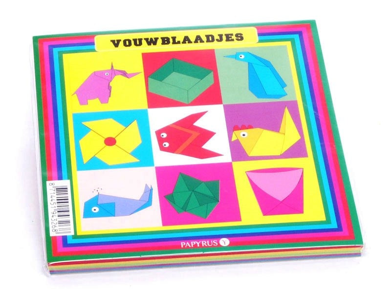 Différentes marques de feuilles pliantes 12x12cm (90 feuilles)