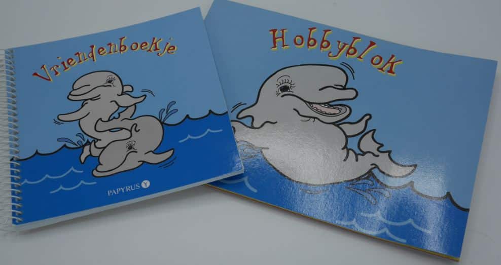 Livre d'amis Van der Doelen avec bloc de papier coloré Hobby