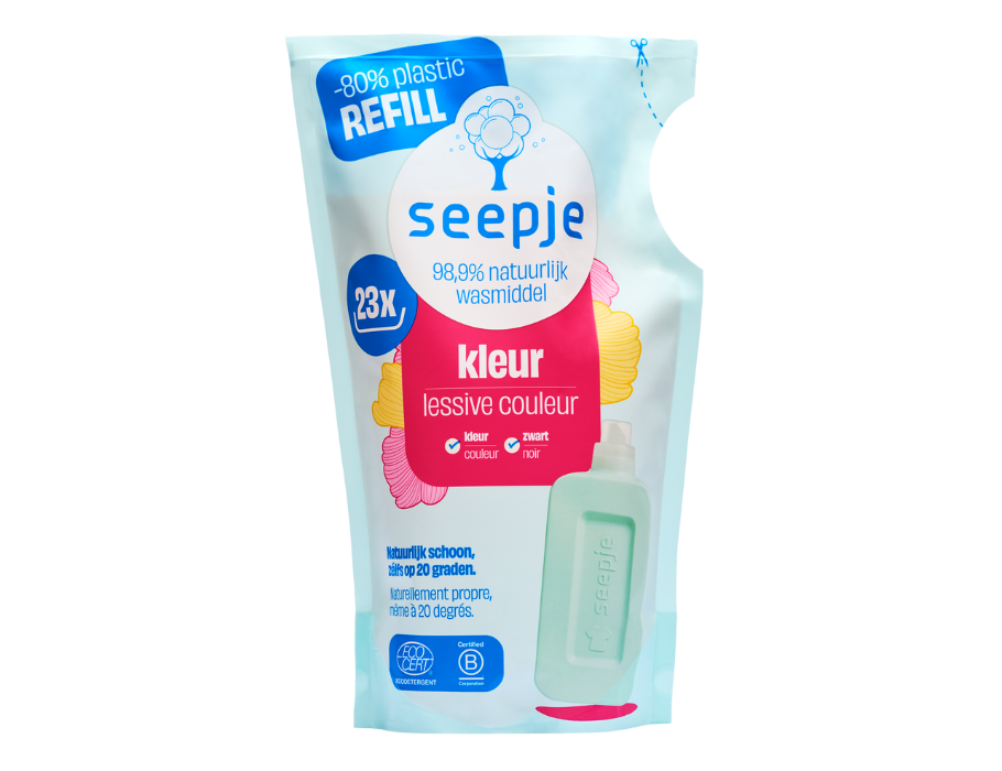 Recharge Seepje - lessive liquide - couleur - magnolia magique