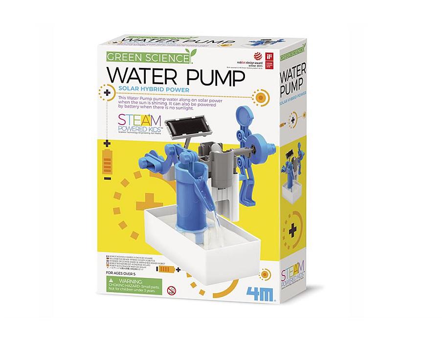 4m kidzlabs green science - pompe à eau à énergie solaire
