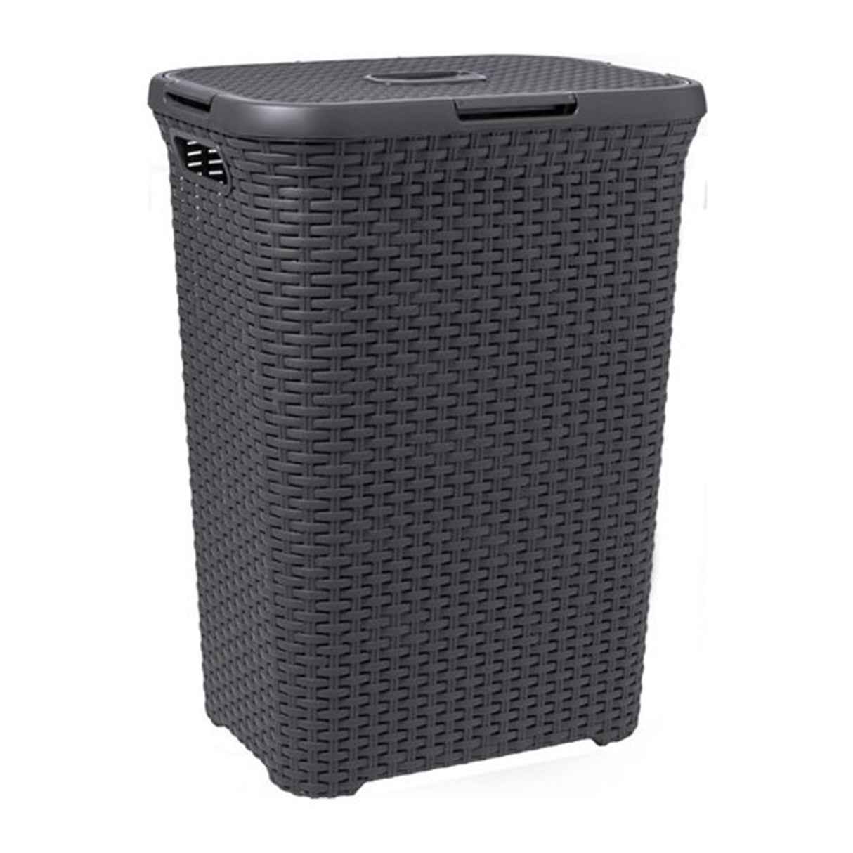Boîte à linge style Curver 60 l anthracite