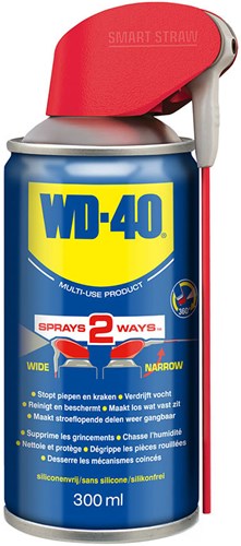 Spray multi-usage WD40 avec de la paille 300 ml