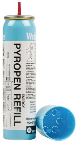 Recharge de gaz Weller pyropen butane 75ml - t0051616099 t0051616099