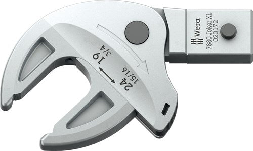 Wera 7880 joker xl clé à fourche auto-ajustable pour taille de clé 19-24 mm, 14x18mm, 14x18 x 19-24 x 3 4-15 16 x 95 mm - 05020172001