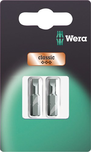 Wera 800 1 z set zb 800 1 z 1 x 0,6x4,5x25 ; 1x0,8x5,5x25; - 2 pièces | parti = parti - 05073300001-1