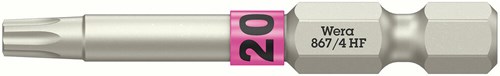 Wera 867 4 embouts torx® hf avec fonction de maintien, tx 20 x 50 mm - 05060508001
