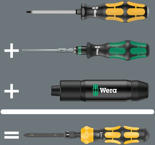 Wera kraftform kompakt 900 set 1, 19 pièces - 05018110001