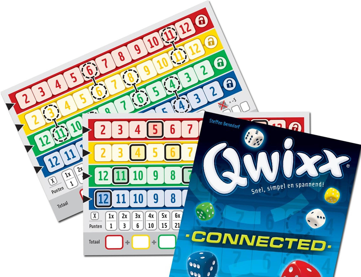 Extension qwixx des jeux White Goblin - connecté
