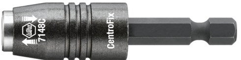 Wiha 7148c porte-embout centrofix verrouillable mécaniquement 1 4 en boîte 60 mm - 32477