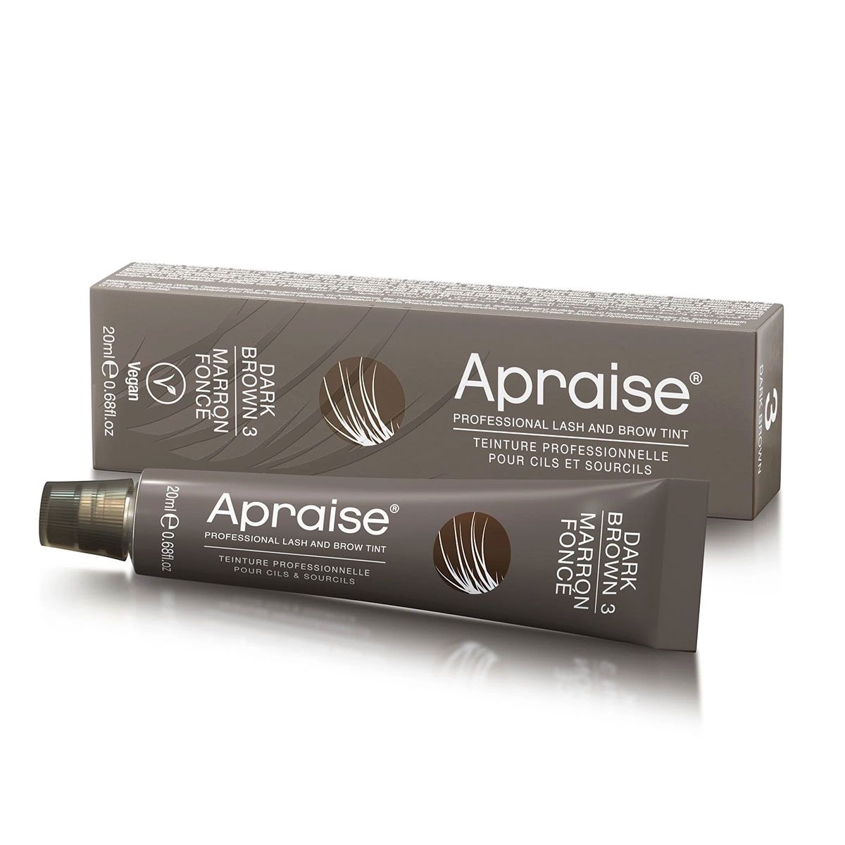 Teinture pour cils Apraise marron foncé no. 3