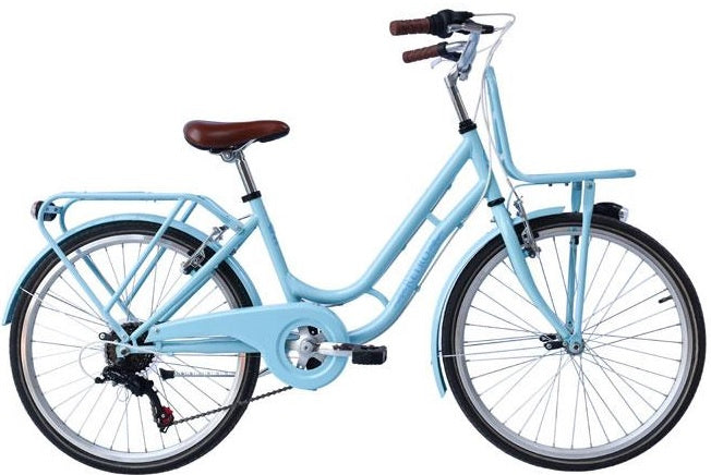 Ailes rétro 22 pouces 34 cm filles 6V V-freins bleu clair