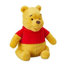 Ours en peluche Winnie l'ourson Van der Doelen sur carte
