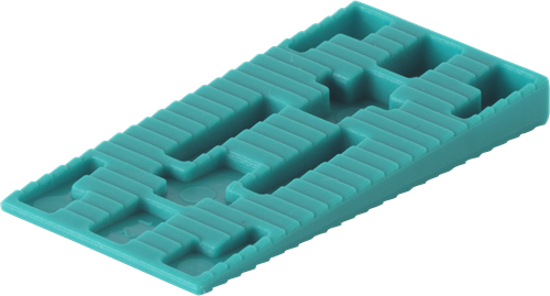 Cales d'écartement Wolfcraft | en plastique | 40 pièces - 6930000