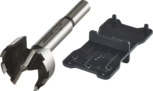 Wolfcraft 2 pièces Drill Bitset Forstner Black