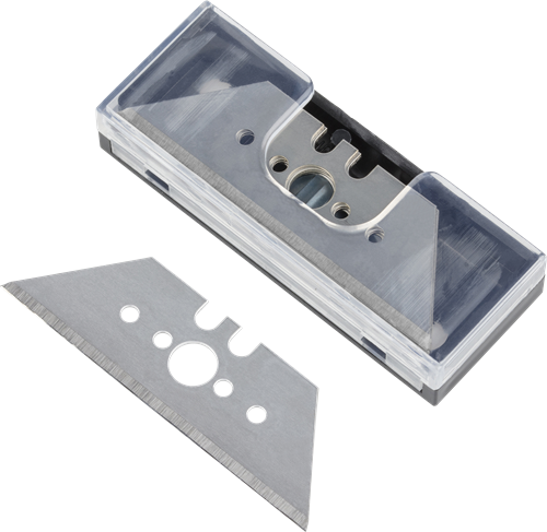 Couteaux trapézoïdaux Wolfcraft | dans la boîte | 0,65 x 61 mm | 5 pièces - 4187000