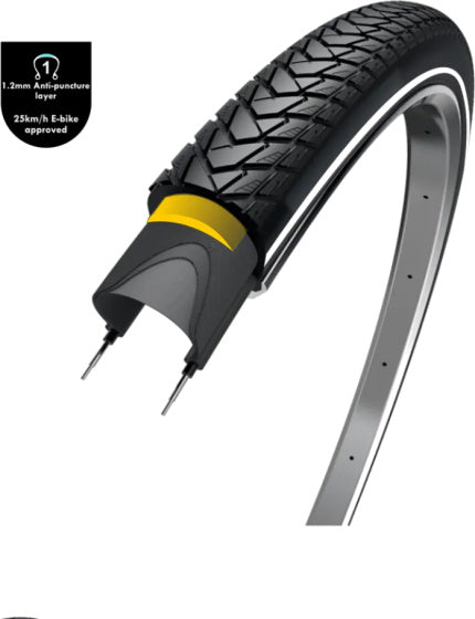 Wolff Traveler Tire 28 x 1,50 (40-622) Antilek noir