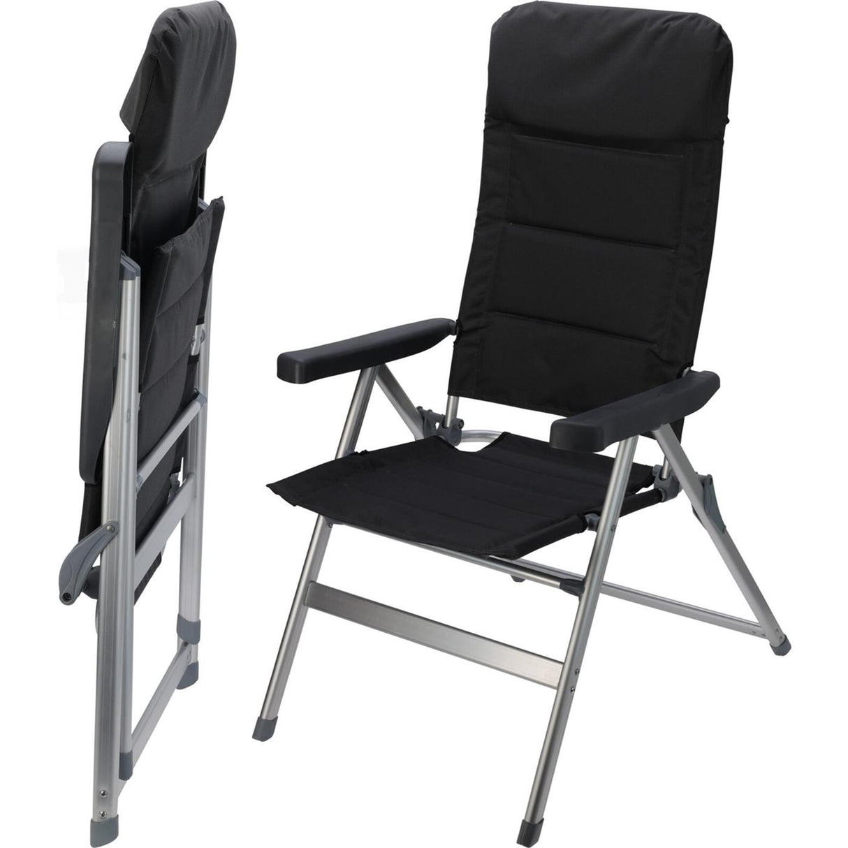Chaise de camping Redcliffs aluminium 6 positions