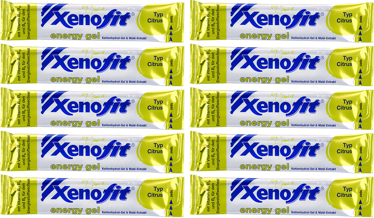 Xenofit gel énergétique agrumes 10x25g