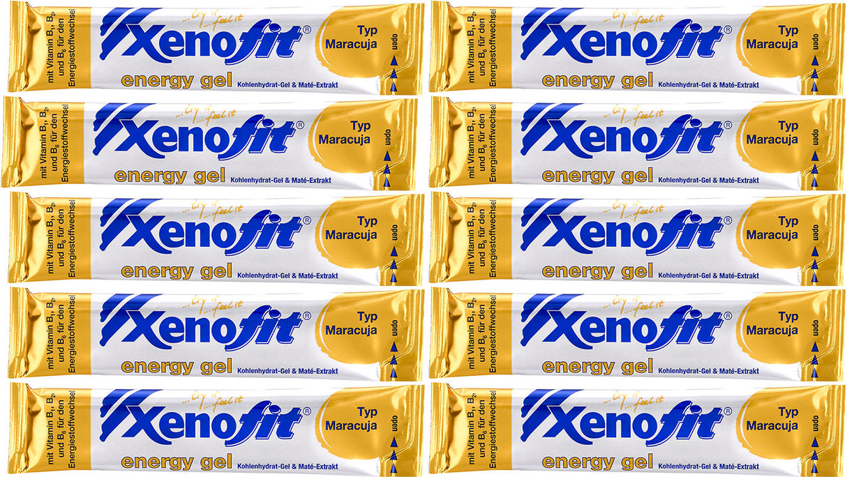Xenofit gel énergétique fruit de la passion 10x25g
