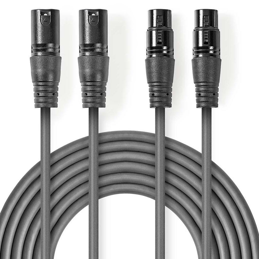 Câble audio XLR Nedis