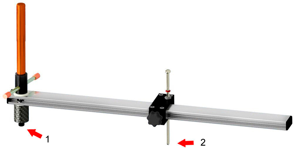 Outil d'alignement central du dérailleur Icetoolz Xpert, e355