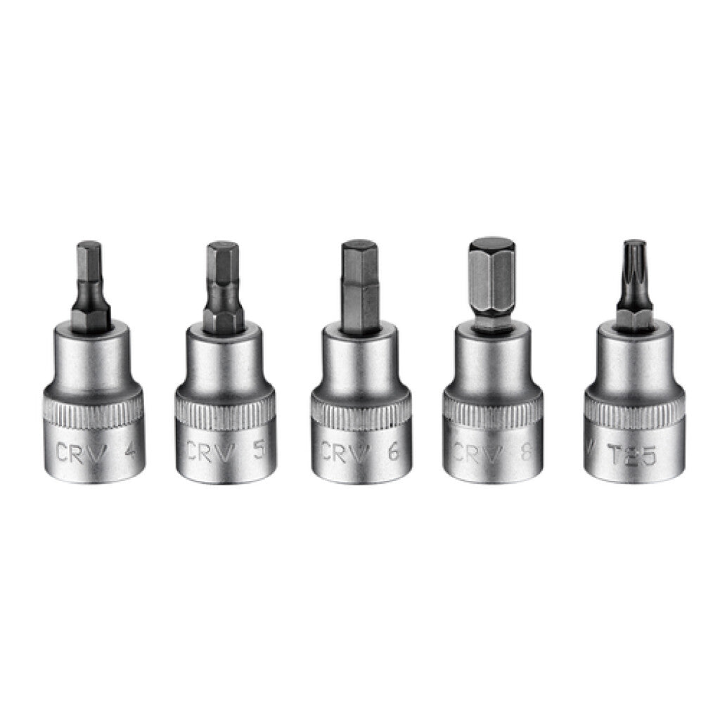 Jeu de têtes Icetoolz xpert : 4 5 6 8 mm hex et t25, e21s