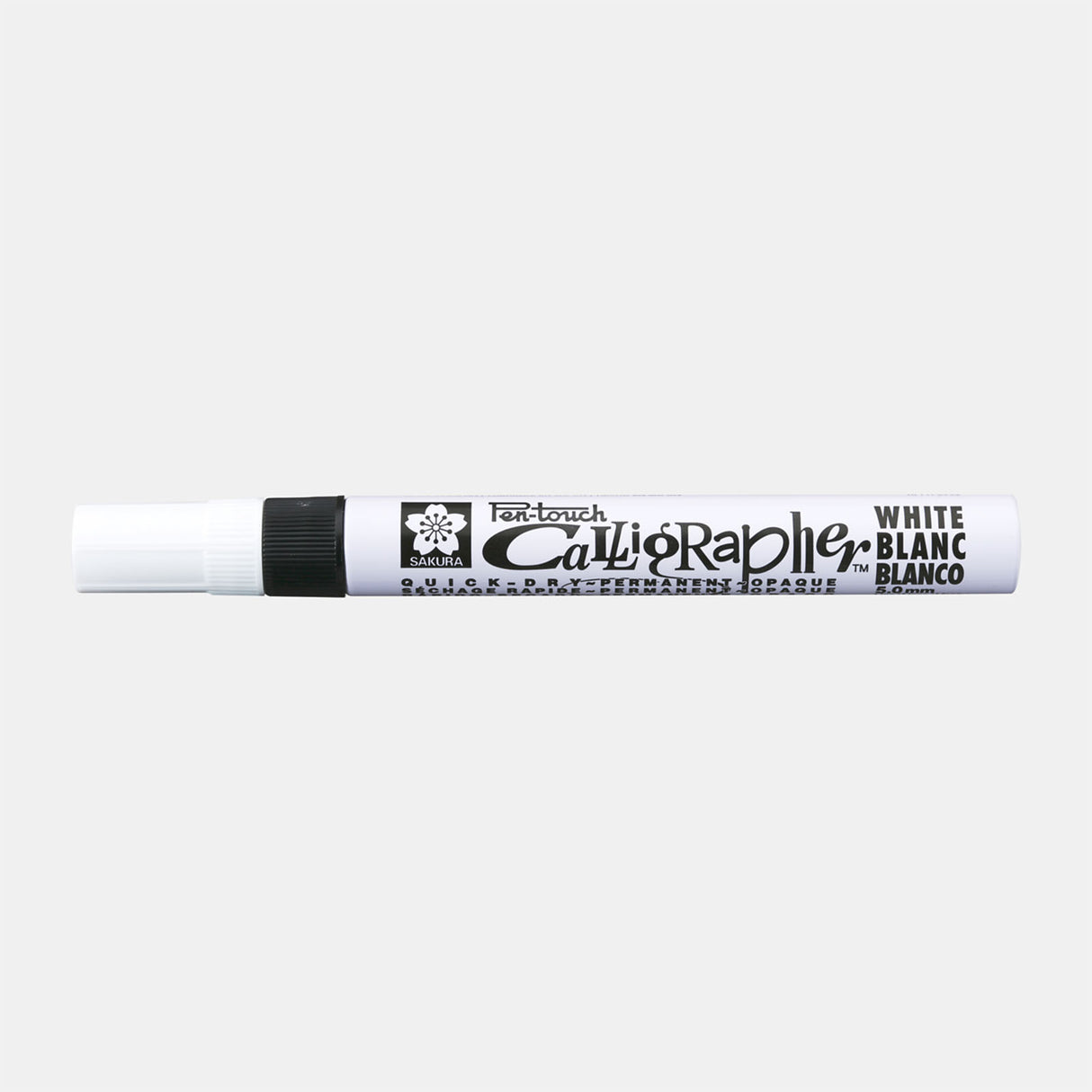 Sakura • stylo de calligraphie pen-touch moyen blanc