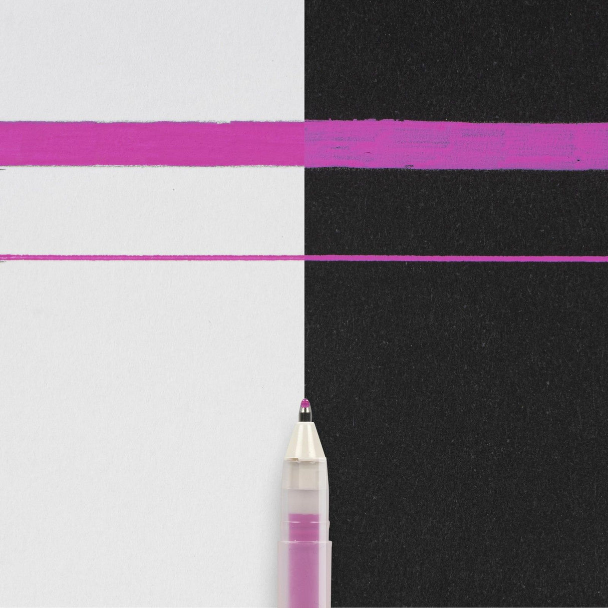 Sakura • stylo gel gelly roll clair de lune rose rouge