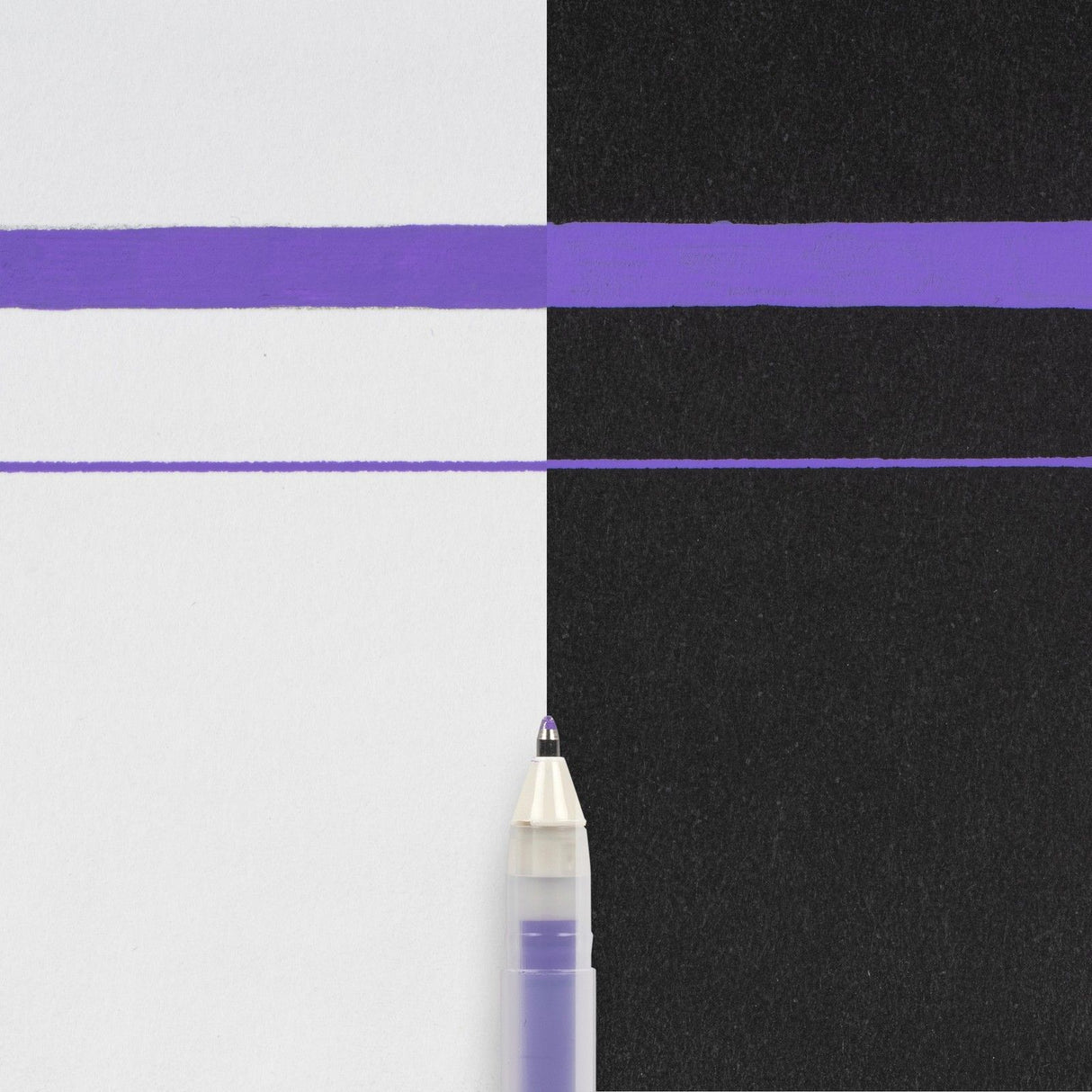 Sakura • stylo gel gelly roll clair de lune violet