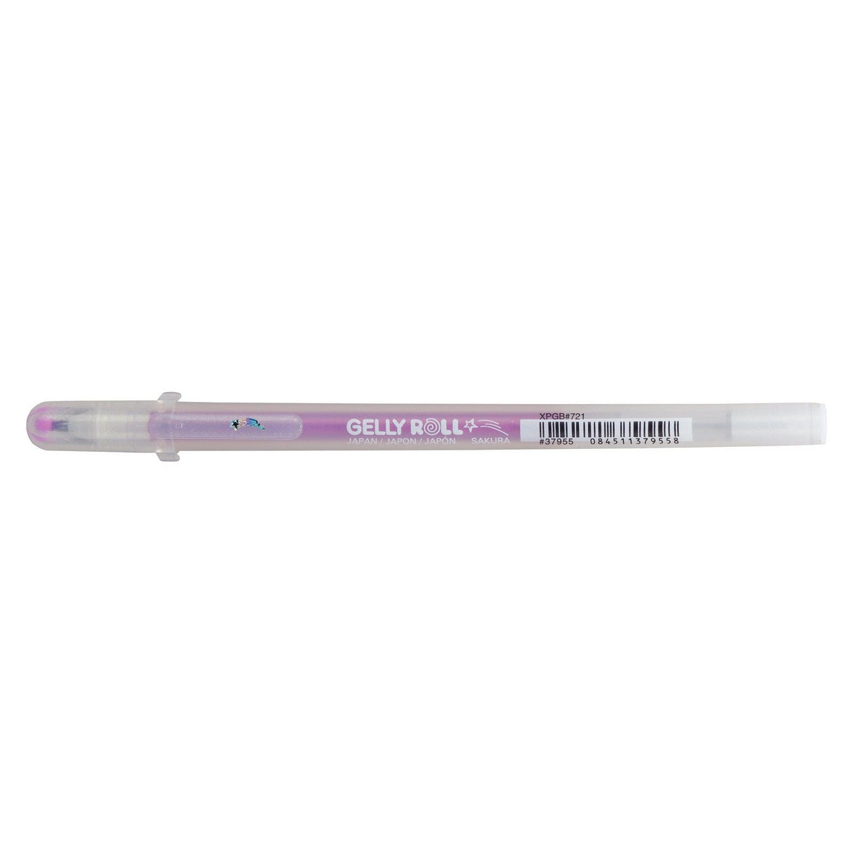 Sakura • stylo gel gelly roll stardust paillettes 721 rose rouge