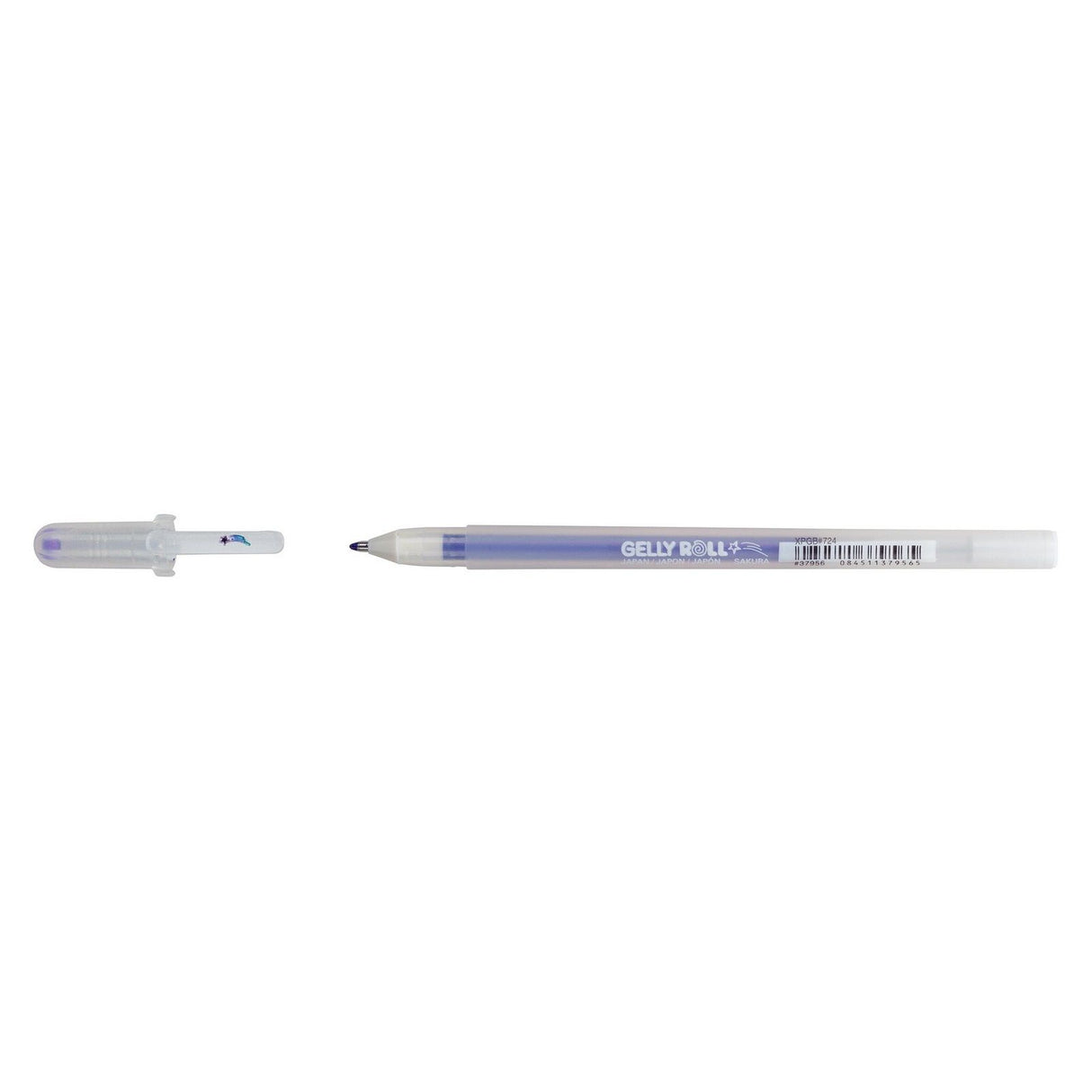Sakura • stylo gel gelly roll stardust paillettes 724 violet