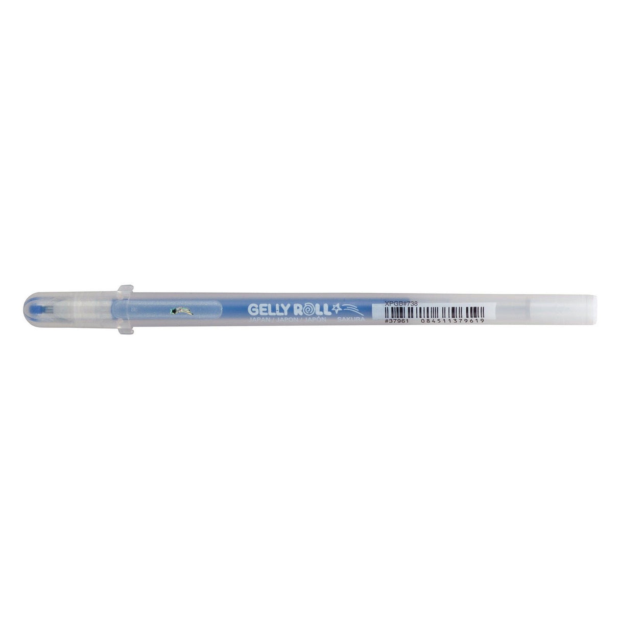 Sakura • stylo gel gelly roll stardust paillettes 738 bleu foncé